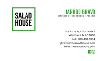 Load image into Gallery viewer, 2&quot;&quot;x3.5&quot;  Owner/ Franchisee Business Cards 24PT Matte Green
